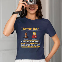 Horse Dad - Personalized T-shirt - OLESA