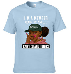 I Am A Member Of CSI - Personalized 2D Unisex T-shirt - OLESA