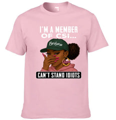 I Am A Member Of CSI - Personalized 2D Unisex T-shirt - OLESA