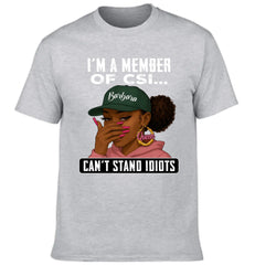 I Am A Member Of CSI - Personalized 2D Unisex T-shirt - OLESA