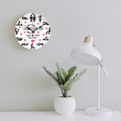 I Love You - Personalized Wall Clock for Couple - Valentine's Day Gift for Your Love - OLESA
