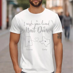 I Wish - Personalised T-shirt With Name And State - A Gift For Best Friends,Family,Lovers - OLESA