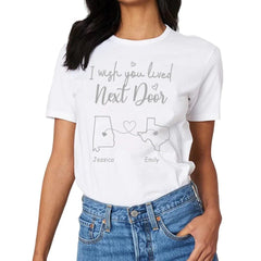 I Wish - Personalised T-shirt With Name And State - A Gift For Best Friends,Family,Lovers - OLESA