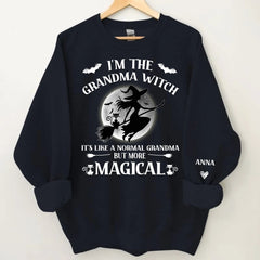 I'm The Grandma Witch - Personalized Nickname and Names - Halloween Celebration - OLESA