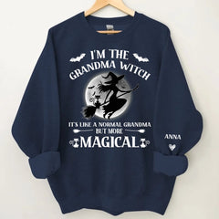 I'm The Grandma Witch - Personalized Nickname and Names - Halloween Celebration - OLESA