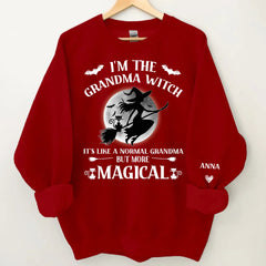 I'm The Grandma Witch - Personalized Nickname and Names - Halloween Celebration - OLESA