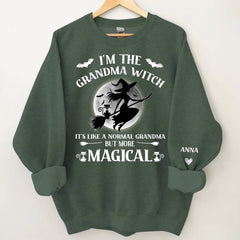 I'm The Grandma Witch - Personalized Nickname and Names - Halloween Celebration - OLESA