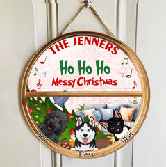 Joyful enough? - Personalized Christmas Round Wooden Sign - Christmas Gifts - OLESA