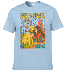 Life Is Short Spoil Your Dog - Personalized Name Clothes - OLESA