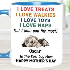 Love You The Most Version - Personalized Custom Coffee Mug - OLESA