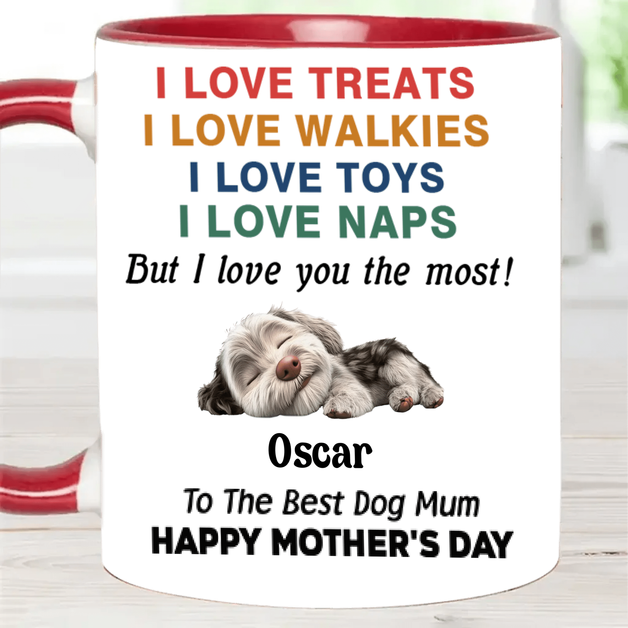 Love You The Most Version - Personalized Custom Coffee Mug - OLESA