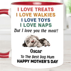 Love You The Most Version - Personalized Custom Coffee Mug - OLESA