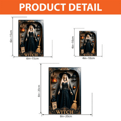 Magical Witch - Personalized Witch Custom Shaped Acrylic Plaque - OLESA