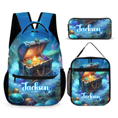 Maritime Adventure Custom Backpack - Personalized Name - Sailor Enthusiast Gift - OLESA