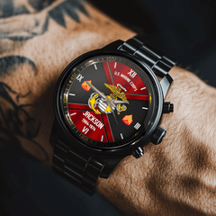 Military Customized Watch - Personalized Branch, Name and Dates - Gift for Soldiers - OLESA
