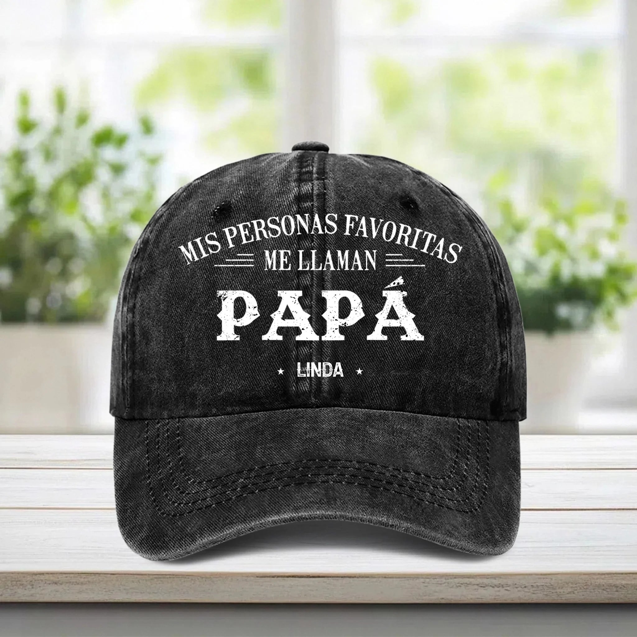 Mis Personas Favoritas Me Llaman - Personalized Name Baseball cap - OLESA