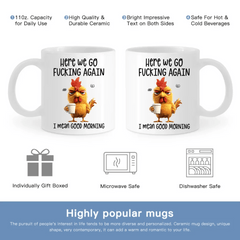 Mugs That Can Be Customized With Designs - Personalized Animal Funny Mug - A Gift For Friends,Coworkers - OLESA