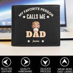 My Favorite People Call Me "Dad,Papa...",The Perfect Personalized Wallet For Dad And Grandpa. - OLESA