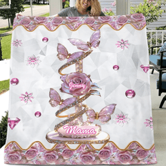 My Garden Gift For Mom, Grandma,... - Personalized Mother Blanket - OLESA
