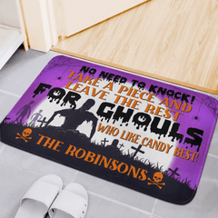 No Need To Knock - Take Away A Personalized Decorative Mat, Halloween Ideas - OLESA