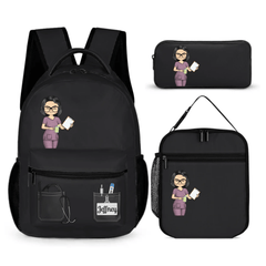 Nurse Scrubs Life - Personalized Character Image and Position Backpack - Gifts for Medical Staff - OLESA