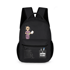 Nurse Scrubs Life - Personalized Character Image and Position Backpack - Gifts for Medical Staff - OLESA