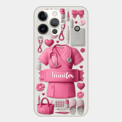 Nursing Is A Work Of Heart - Personalized Nurse Full Print Phone Cases - OLESA