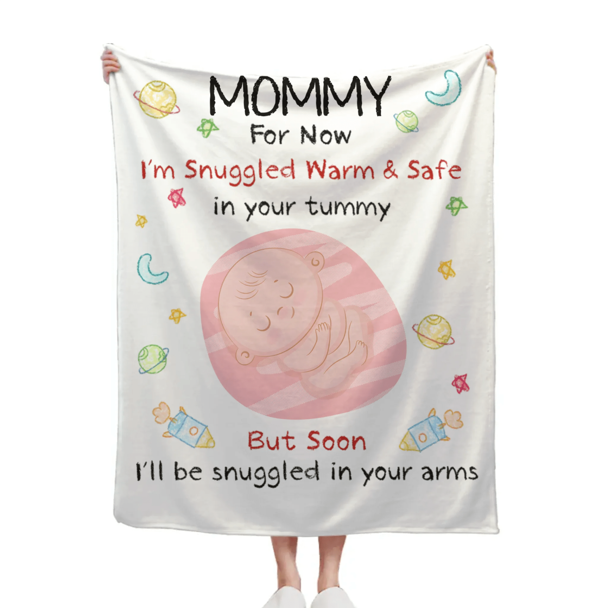Personalized Baby Blessing Blanket - Custom Keepsake Gift for Newborns & Families - OLESA