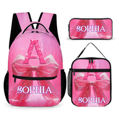 Personalized Colorful Butterfly Name Custom Backpack - A Unique Gift For Girls In The School Season - OLESA