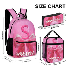 Personalized Colorful Butterfly Name Custom Backpack - A Unique Gift For Girls In The School Season - OLESA
