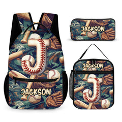 Personalized Custom Baseball Children's Backpack - A Back - to - School Gift for Kids Who Love Baseball - OLESA