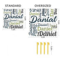 Personalized Custom Beach Mat with Name - OLESA