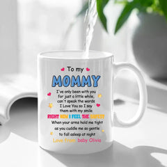 Personalized Custom First Mother's Day Elephant Photo Mug - OLESA