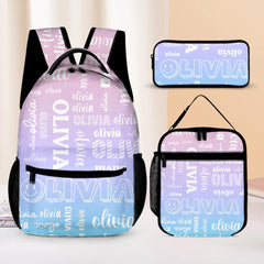 Personalized Custom Name Backpack - The Perfect Gift for Your Child's School Season - OLESA