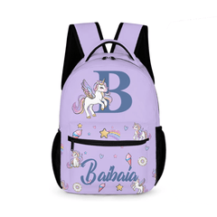 Personalized Customized Name Customized Initials - Girls Unicorn Backpack - Unique Opening Season Gift for Kids - OLESA