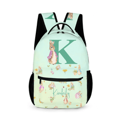 Personalized Customized Name Customized Initials - Kids Cute Bunny School Bags - Unique School Season Kids Gift Replicas - OLESA