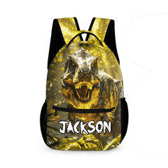 Personalized Dinosaur Children's Backpack — Personalized Name School Bag — Back - to - School Gift - OLESA
