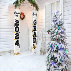 Personalized Graduation Door Banner - Finally Grad, Custom Name - OLESA
