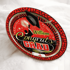 Personalized Graduation Door Sign - Custom Congrats Grad Name Plaque, Perfect Graduation Gift & Party Decor - OLESA