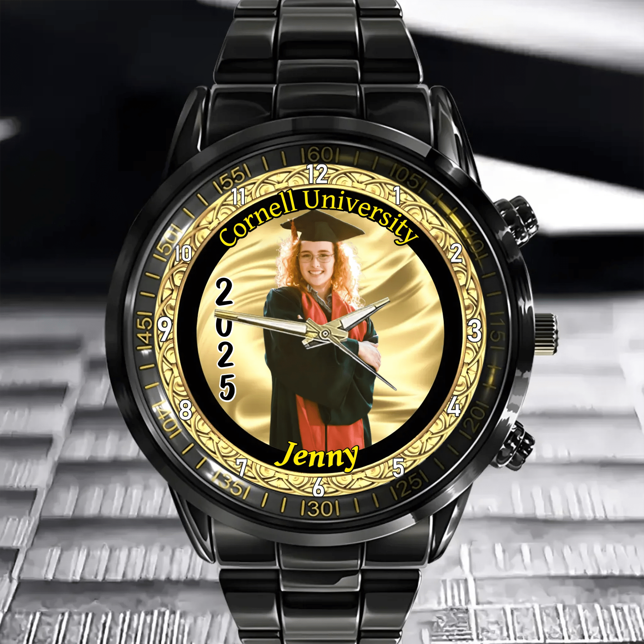 Personalized graduation watches! Upload your graduation photos. The perfect personalized present for graduates - OLESA