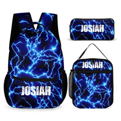Personalized Lightning Children's Backpack — Personalized Name Backpack — Back - to - School Gift - OLESA