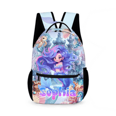 🧜‍♀️ Personalized Mermaid Backpack Set for Girls，Kids/Toddlers - OLESA