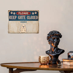 Personalized Metal Sign - Entrance Decoration - Pets Metal Sign - OLESA