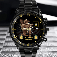 Personalized Military Art Watch - The Perfect Gift For Veterans - OLESA