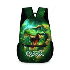 Personalized Name Customized T. rex Backpack - School Season Gift for Kids - OLESA