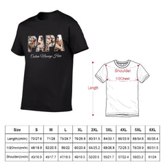 Personalized PAPA Photo Title Shirt - OLESA