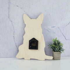 Personalized Pet Wall Clock - Custom Pet Portrait - Pet Commemorative Gift - OLESA