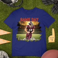 Personalized Photo Customized Name Customized Custom Team Name - Football Game Day Personalized T-Shirts - Gifts for Football Fans - OLESA