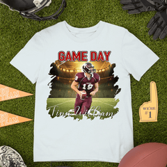 Personalized Photo Customized Name Customized Custom Team Name - Football Game Day Personalized T-Shirts - Gifts for Football Fans - OLESA