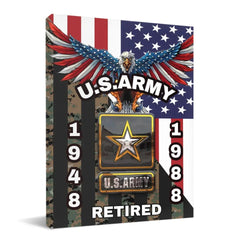 Personalized Veterans Canvas Painting - Gifts for Veterans - OLESA